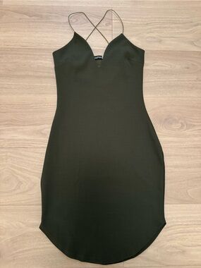Black Strappy Bodycon Dress